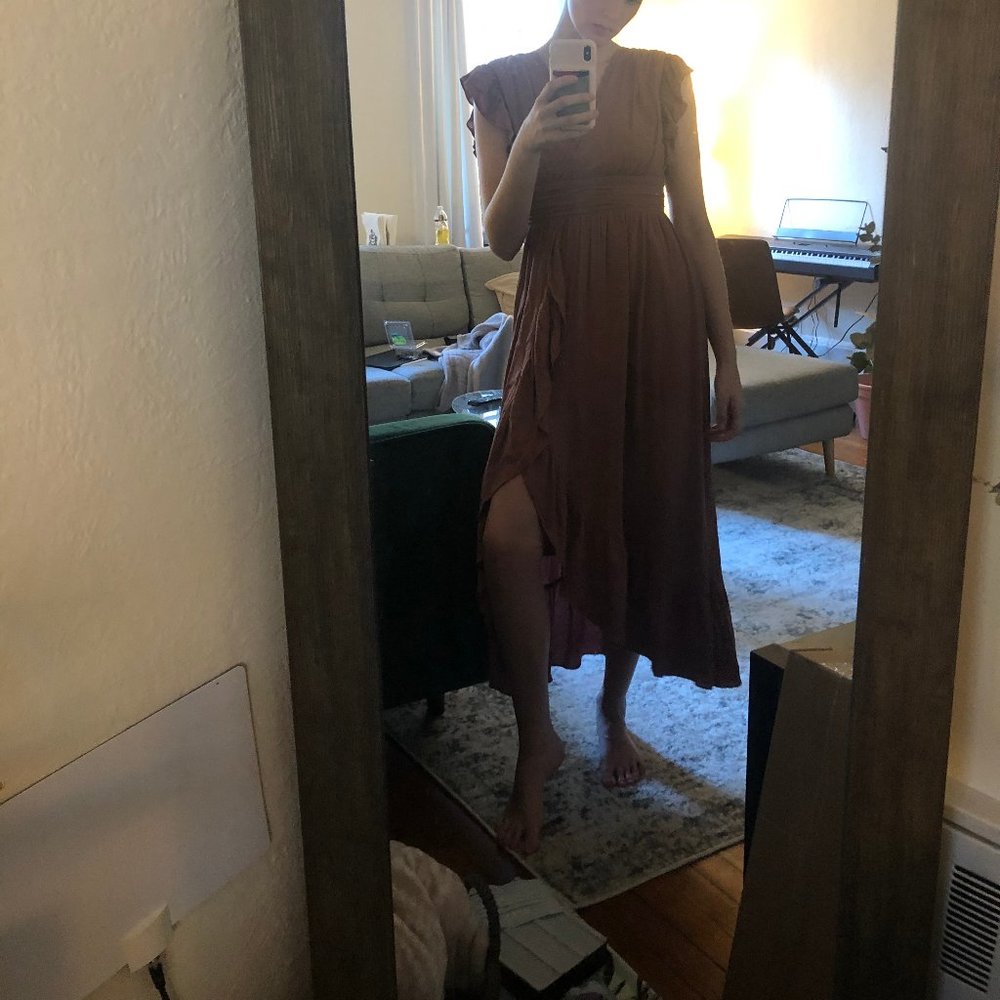 Mauve Midi Dress